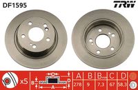 TRW DF1595 - Disco de freno
