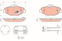 TRW GDB1542 - Juego de pastillas de freno - COTEC