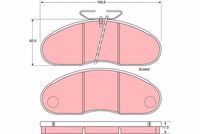 TRW GDB948 - Juego de pastillas de freno