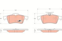 TRW GDB1621 - Juego de pastillas de freno - COTEC
