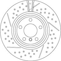 TRW DF6606S - Disco de freno - TRW SINGLE