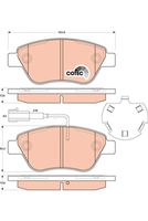 TRW GDB1891 - Juego de pastillas de freno - COTEC