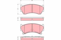 TRW GDB3391 - Juego de pastillas de freno