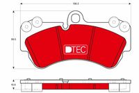 TRW GDB1720DTE - Juego de pastillas de freno - DTEC COTEC