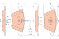 TRW GDB1832 - Juego de pastillas de freno