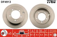TRW DF4913 - Disco de freno