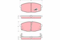 TRW GDB3342 - Juego de pastillas de freno - COTEC