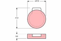 TRW GDB272 - Juego de pastilla, freno de estacionamiento de disco