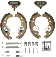 TRW BK1738 - Lado de montaje: Eje trasero<br>Dinámica de frenado / conducción: para vehículos sin ABS<br>Homologación: ECE R90 APPROVED<br>Ancho [mm]: 31<br>Reajuste: con reajuste automático<br>Sistema de frenos: FIAT<br>Diámetro [mm]: 185<br>Peso [kg]: 1,234<br>