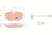 TRW GDB1601 - Juego de pastillas de freno - COTEC