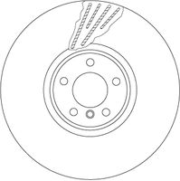 TRW DF6618S - Disco de freno - TRW SINGLE