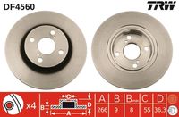 TRW DF4560 - Disco de freno