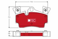 TRW GDB1652DTE - Juego de pastillas de freno - DTEC COTEC