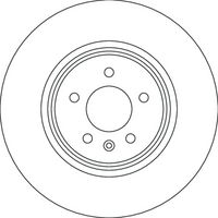 TRW DF6917S - Disco de freno - TRW SINGLE