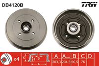 TRICLO 845013 - Tambor de freno