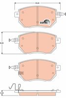 TRW GDB3416 - Juego de pastillas de freno - COTEC