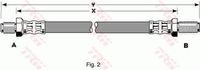 TRW PHC137 - Lado de montaje: Eje trasero, derecha<br>Longitud total [mm]: 279<br>Rosca 1: M10x1<br>Rosca 2: M10x1<br>