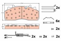 TRW GDB5095 - Juego de pastillas de freno