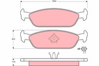 TRW GDB3112 - Juego de pastillas de freno