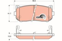 TRW GDB3203 - Juego de pastillas de freno - COTEC