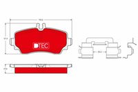 TRW GDB1293DTE - Juego de pastillas de freno - DTEC COTEC