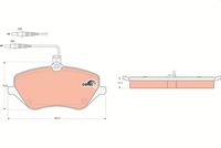 TRW GDB1595 - Juego de pastillas de freno - COTEC