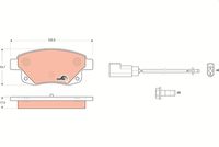 TRW GDB1725 - Juego de pastillas de freno - COTEC
