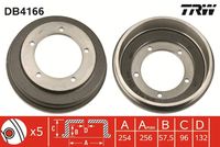 TRW DB4166 - Tambor de freno