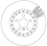 TRW DF6892S - Lado de montaje: Eje delantero, derecha<br>Frenos: Para vehículos con frenos deportivos M<br>Código de equipamiento: 02NH<br>Código de equipamiento: 03M2<br>Tipo de disco de frenos: ventilado<br>Número de orificios: 5<br>Diámetro exterior [mm]: 348<br>Diámetro de centrado [mm]: 67<br>Altura [mm]: 66,1<br>Espesor de disco de frenos [mm]: 36<br>Espesor mínimo [mm]: 34,4<br>corona de agujeros - Ø [mm]: 112<br>Medida de rosca: 16.5<br>Procesamiento: altamente carbonizado<br>Tipo de disco de frenos: disco de freno de dos piezas<br>Referencia artículo par: DF6890S<br>Homologación: E1 90R-02 C0768/0645<br>SVHC: No hay información disponible, diríjase al fabricante.<br>