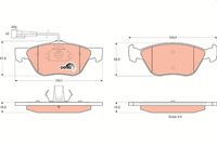 TRW GDB1212 - Juego de pastillas de freno - COTEC