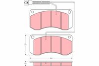 TRW GDB5052 - Juego de pastillas de freno