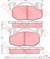 TRW GTD1002 - Kit frenos, freno de disco