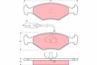TRW GDB960 - Juego de pastillas de freno