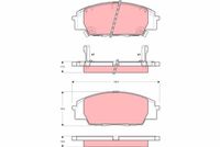 TRW GDB3250 - Juego de pastillas de freno