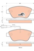 TRW GDB1842 - Juego de pastillas de freno - COTEC