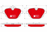 TRW GDB1840DTE - Juego de pastillas de freno - DTEC COTEC