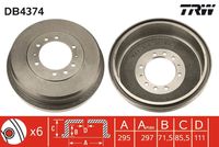 TRW DB4374 - Tambor de freno