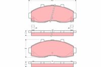 TRW GDB3263 - Juego de pastillas de freno
