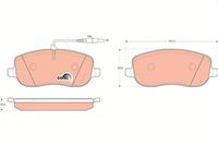 TRW GDB1503 - Juego de pastillas de freno - COTEC