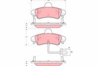 TRW GDB1581 - Juego de pastillas de freno