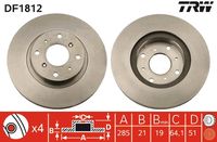 TRW DF1812 - Disco de freno