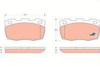 TRW GDB1452 - Juego de pastillas de freno - COTEC