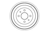 TRISCAN 812015205C - Tambor de freno