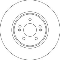 JAPKO 61H25C - Diámetro exterior [mm]: 325<br>Espesor de disco de frenos [mm]: 30<br>Tipo de disco de frenos: ventilación interna<br>Espesor mínimo [mm]: 28<br>Altura [mm]: 48,3<br>corona de agujeros - Ø [mm]: 114,3<br>Diámetro de centrado [mm]: 69<br>Lado de montaje: Eje delantero<br>Número de taladros: 5<br>