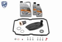 VAICO V302254 - Unidad de cantidad: Kit<br>Artículo complementario/Información complementaria: con accesorios<br>Restricción de fabricante: MERCEDES BENZ<br>Clase de caja de cambios: Automática, 5 vel.<br>Tipo de caja de cambios: 722.6<br>Tipo de caja de cambios: W5A 330<br>Tipo de caja de cambios: W5A 380<br>Tipo de caja de cambios: W5A 580<br>Tipo de caja de cambios: W5A 900<br>Capacidad [litros]: 5<br>intervalo de cambio recomendado [km]: 60000<br>Equipamiento de vehículo: Para veh. sin tapón de drenaje del convertidor<br>