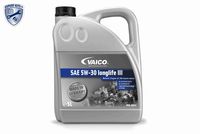 VAICO V600054 - Tipo de catalizador: para vehículos con filtro de partículas<br>Equipamiento de vehículo: para vehículos con prolongación de intervalo mantenimiento<br>Especificación según ACEA: C3<br>Tipo de envase: Botella<br>Propiedad química: sintético<br>intervalo de cambio recomendado [años]: 1<br>intervalo de cambio recomendado [km]: 30000<br>Capacidad [litros]: 1<br>Clase de viscosidad SAE: 5W-30<br>Ancho [mm]: 115,0<br>Altura [mm]: 225<br>Peso [kg]: 0,93<br>Longitud [mm]: 60<br>Aceite recomendado por el fabricante: VW 504 00<br>Aceite recomendado por el fabricante: VW 507 00<br>Aceite recomendado por el fabricante: MB 229.51<br>Aceite recomendado por el fabricante: BMW Longlife-04<br>Aceite recomendado por el fabricante: Porsche C30<br>