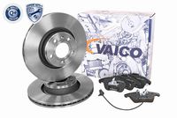 VAICO V107396 - año construcción hasta: 06/2011<br>Lado de montaje: Eje delantero<br>Tipo de disco de frenos: ventilado<br>Espesor de disco de frenos [mm]: 30<br>Diámetro exterior [mm]: 320<br>Llanta, nº de taladros: 5<br>Altura [mm]: 52,4<br>Peso [kg]: 12,34<br>Espesor mínimo [mm]: 28<br>Diámetro de centrado [mm]: 68<br>corona de agujeros - Ø [mm]: 112<br>Número de PR: 1LB<br>Número de PR: 1LA<br>Altura de bujes de discos de freno [mm]: 22<br>Artículo complementario / información complementaria 2: sin forro de frenos<br>Contacto avisador de desgaste: con contacto avisador de desgaste<br>