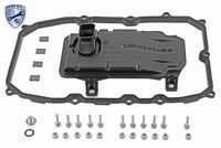 VAICO V103222BEK - Aceite recomendado por el fabricante: G055540A2<br>Artículo complementario / información complementaria 2: Con cant. de aceite para cambio de aceite estándar<br>Tipo de caja de cambios: TR-80SD<br>Capacidad [litros]: 7<br>Clase de caja de cambios: Caja automática, 8 marchas<br>Unidad de cantidad: Kit<br>Artículo complementario / información complementaria 2: con junta tórica<br>Tipo de caja de cambios: 0C8<br>Artículo complementario/Información complementaria: con junta<br>Peso [kg]: 7,852<br>intervalo de cambio recomendado [km]: 80000<br>intervalo de cambio recomendado [años]: 5<br>