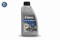 VAICO V600082 - Código de motor: AVF/AWX [PD]<br>Aceite recomendado por el fabricante: AUDI-VW 505,01<br>Aceite recomendado por el fabricante: Ford WSS-M2C 917-A<br>Especificación según API: SL<br>Especificación según ACEA: A3/B4<br>Especificación según API: CF<br>Tipo de envase: Cisterna<br>Capacidad [litros]: 5<br>intervalo de cambio recomendado [años]: 1<br>Clase de viscosidad SAE: 5W-40<br>Longitud [mm]: 300<br>Ancho [mm]: 115,0<br>Altura [mm]: 230<br>Peso [kg]: 4,44<br>