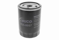 VAICO V250057 - Tipo de filtro: Filtro enroscable<br>presión apertura válvula de desviación [bar]: 1,2<br>Altura [mm]: 97<br>Medida de rosca: 3/4-16 UNF<br>Diámetro exterior [mm]: 76<br>Artículo complementario / información complementaria 2: con válvula bloqueo de retorno<br>Diámetro exterior 1 [mm]: 78<br>Diámetro exterior 2 [mm]: 71<br>Diám. int. 1 [mm]: 61<br>